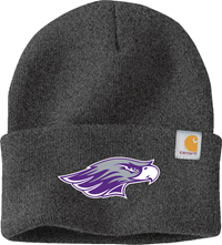 Image of Beanie - Carhartt With Warhawk Head -  heathergrey